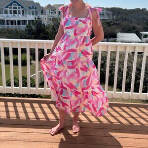 Blu Pepper - Tie Strap - Sweet Pink Sundress
